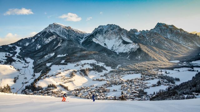 Image: winter in the Dolomites