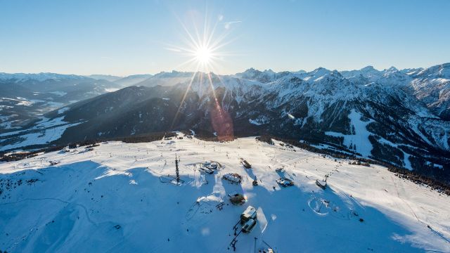 Immagine: sciare nelle Dolomiti
